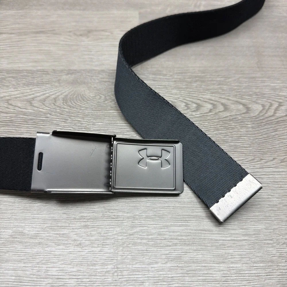 Armour Drive Stretch Webbing Men's Belt- Men's Size 34-36 Metal‎ Clamp Buckle